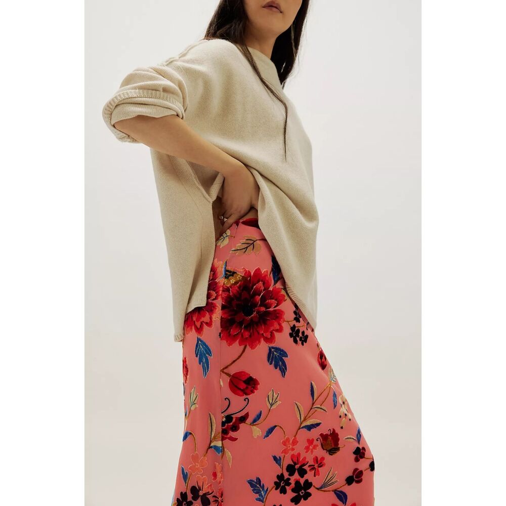 Free People Secret Garden Midi Skirt $198 - Picture 3 of 6